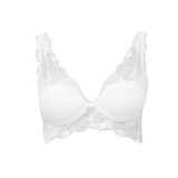 Reggiseno Push Up in Pizzo con Ferretto Scollatura Profonda  Bralette Gem Lormar Reggiseno Push Up in Pizzo con Ferretto Scollatura Profonda  Bralette Gem Lormar