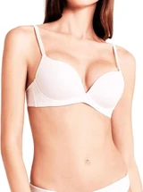 LORMAR Desiderio Reggiseno a balconcino push up senza ferretto 1 taglia in più (Coppa B)
