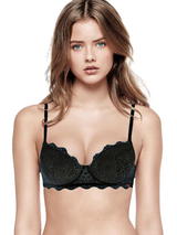 INFIORE Reggiseno con Ferretto in pizzo a balconcino Imbottito 3001