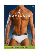 Navigare 324 (6 pezzi) Slip Uomo Cotone Elasticizzato Elastico Esterno - Offerta Multipack