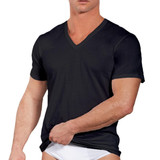 Navigare (pacco da 3) T-Shirt Uomo Mezza Manica Scollo a V Profondo Cotone 515 - Offerta Multipack