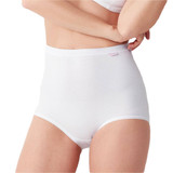 3 Pezzi Slip Donna Cotonella 8002S Maxi in Cotone Bielastico