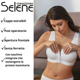 Reggiseno Con Chiusura Davanti Selene Luisa - Coppe Estraibili
