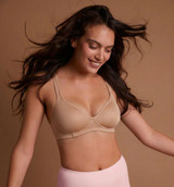 Gios Cannella Reggiseno Donna Senza Ferretto Coppe Senza Cuciture (Coppa B)
