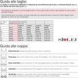 SIèLEI Reggiseno Fascia Donna in Microfibra Lucida Con Ferretto Coppa B Art. 1570