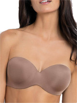 Reggiseno Fascia Sielei 1580 in Microfibra Lucida Con Ferretto - Coppa B - C