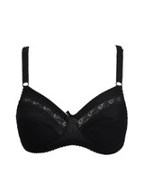 Sielei  Reggiseno Donna Senza ferretto in Cotone Ricamato - Coppa B - 90