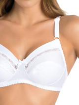 SIèLEI Reggiseno Donna Senza ferretto in Cotone Ricamato Coppa B Art. 90