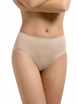 Sensì Slip Donna Senza Cuciture Maxi  053L Modellante elastico in Vita confortevole