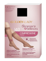 Gambaletto Golden Lady 140 Den Benessere e Bellezza a compressione graduata