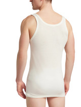 3 Pezzi Canottiera Uomo Liabel 05148 223 Spalla Larga in Lana