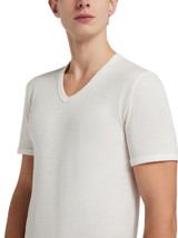 3 Pezzi Maglia Uomo Liabel 05321 53 Mezza Manica scollo a V in Lana e Cotone