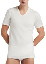 3 Pezzi Maglia Uomo Liabel 05321 53 Mezza Manica scollo a V in Lana e Cotone