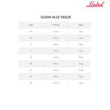 3 Body Neonato Neonata Liabel 05832B T457 Spalla Larga in Cotone Bianco e Fantasia