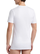 3 Pezzi Maglia Uomo Liabel 02828 53 Mezza Manica Scollo a V in Caldo Cotone