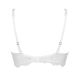 LORMAR Mousse Pizzo Reggiseno con Ferretto in Microfibra e Pizzo - Coppa B - C