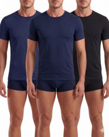 Navigare 516 (pacco da 3) Maglia Uomo Girocollo Mezza Manica Cotone Jersey