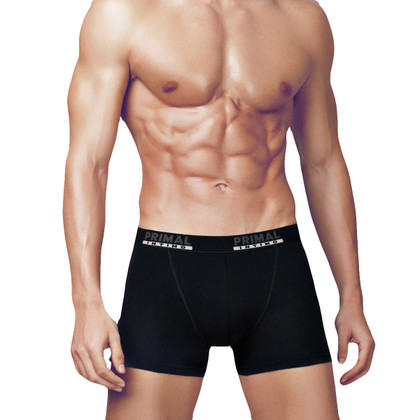 6 Boxer Uomo Primal 3200 in Cotone Elasticizzato con Elastico Esterno