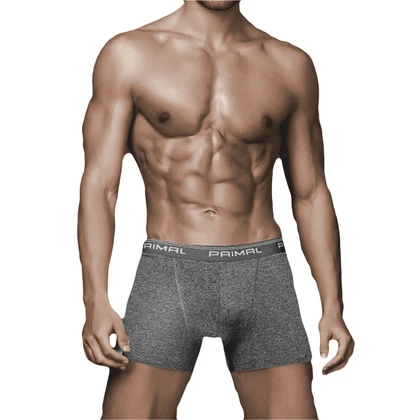 6 Boxer Uomo Primal 3501 in Cotone Elasticizzato con Elastico Esterno