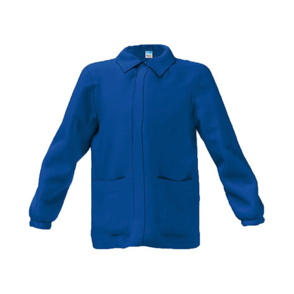 Siggi 37CS1122 Casacca Scuola Elementare Bambino Blu Con Zip Senza Ricamo