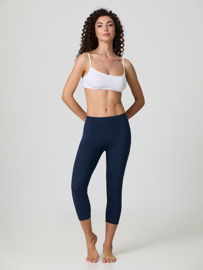 Jadea Leggings Donna modello Capri  in  cotone Elasticizzato 4266
