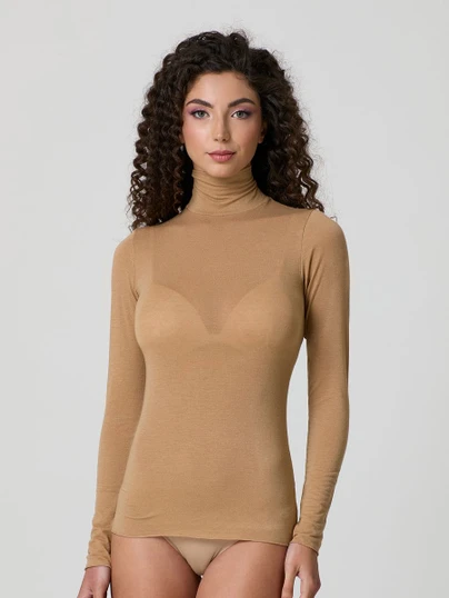 Jadea Dolcevita Donna Cashmere Manica Lunga in Modal 4066