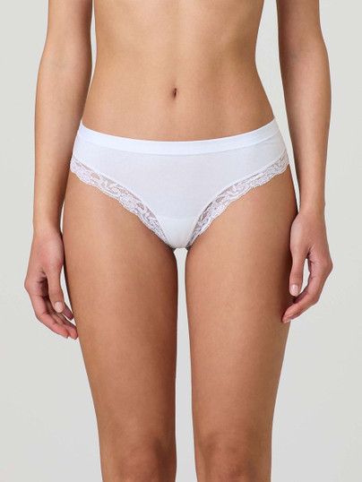6 Pezzi Slip Perizoma Donna 519 Jadea in Cotone Modal con Inserti in Pizzo
