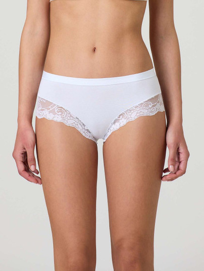 Jadea (6 Pezzi) 522 Slip Donna in Cotone Modal con Inserti in Pizzo