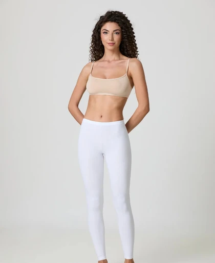 Jadea Leggings Donna Lungo in fresco cotone Elasticizzato 4265