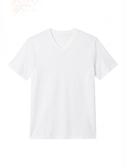 3 Pezzi Maglia Uomo Mezza Manica Scollo a V Nottingham Pop in Cotone Caldo