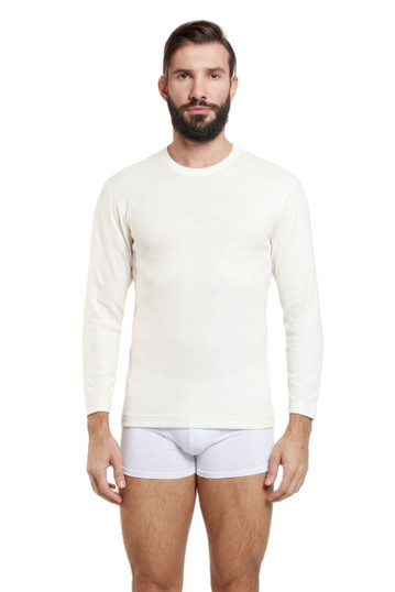 Nottingham (3 pezzi) Maglia Intima Uomo Lana e Cotone Manica Lunga Girocollo TL18 - Offerta Multipack