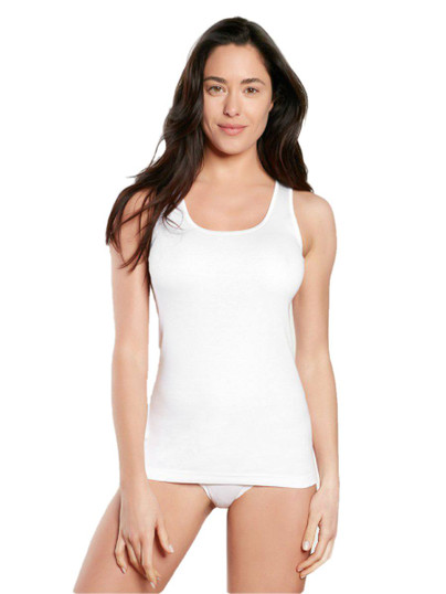 Canotta Donna Nottingham VL1111 Spalla Larga in Cotone Caldo con Bordo in Raso Canotta Donna Nottingham VL1111 Spalla Larga in Cotone Caldo con Bordo in Raso