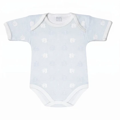 Ellepi (2 pezzi) Body Neonato Neonata Mezza Manica in Caldo Cotone