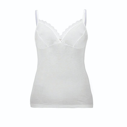 Maglia Donna Madiva Sorrento Spalla Stretta Formaseno con Pizzo in Lana