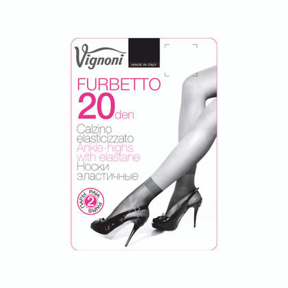 10 PAIA CALZINO ELASTICIZZATO DONNA 20 DEN CON BORDO COMFORT E PUNTA NUDA