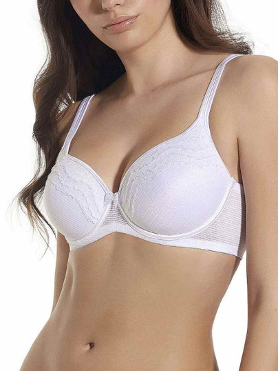 Creaciones Selene Lara Reggiseno Donna con Ferretto e Coppa Preformata (Coppa C)