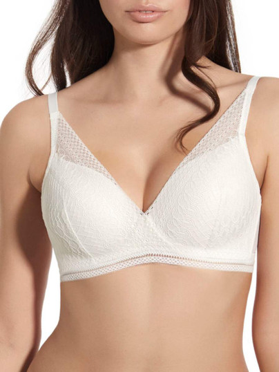 Creaciones Selene Regina Reggiseno Donna Senza Ferretto con Coppa Preformata (Coppa B)