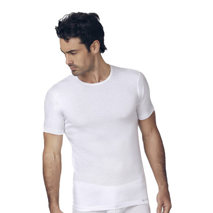 Nottingham Maglia Intima Uomo Mezza Manica Girocollo in Cotone Jersey TM700