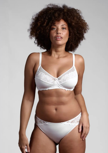 Slip Donna Midi Lepel 463 Allure in microfibra con pizzo