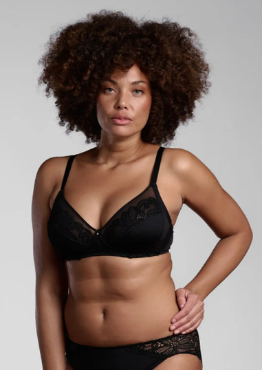 Reggiseno Donna Lepel 460 Allure Senza Ferretto con Pizzo Coppa B/C/D