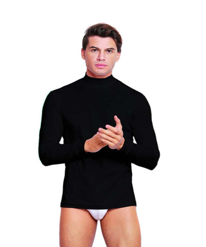 Maglia Lupetto Uomo manica lunga Nottingham LL25 in Cotone Bielastico Felpato