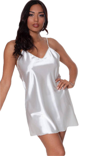 Sottoveste Donna Pamela Spalla Stretta in raso  Fioreblu Lingerie