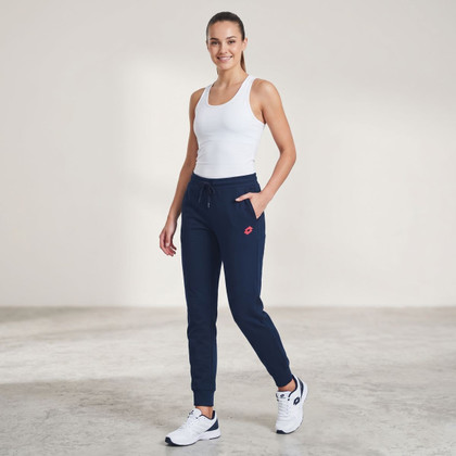 Lotto  LA1012 Pantalone Donna in felpa con polsino al fondo e tasche laterali