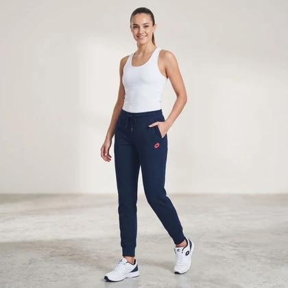 Lotto  LA1012 Pantalone Donna in felpa con polsino al fondo e tasche laterali