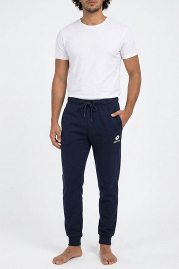 Pantalone Tuta Invernale Uomo in Felpa Lotto LA1105 con polsino al fondo