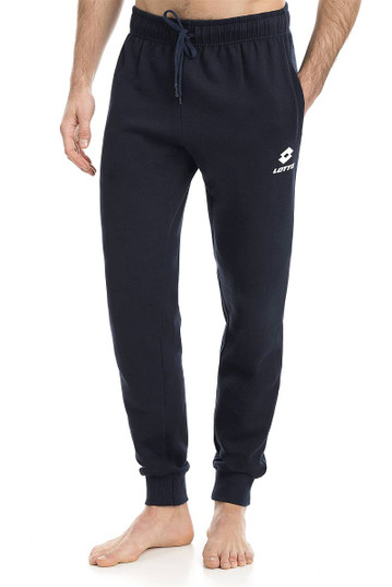 Pantalone Tuta Invernale Uomo in Felpa Lotto LA1105 con polsino al fondo