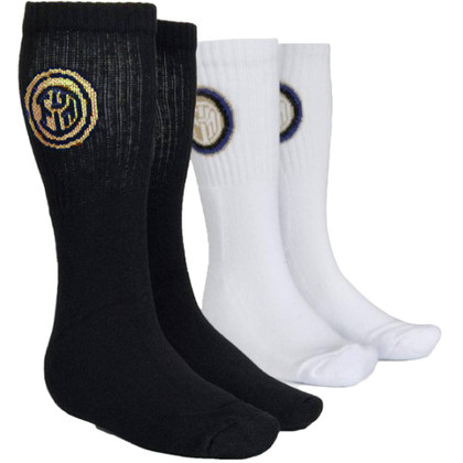 2 Paia Calze Uomo uc5551 Realizzate in cotone Calcio