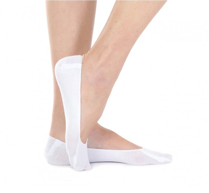 MERITEX 12 Paia Salvapiedi in cotone, modello Unisex.Bordino inteno in silicone.