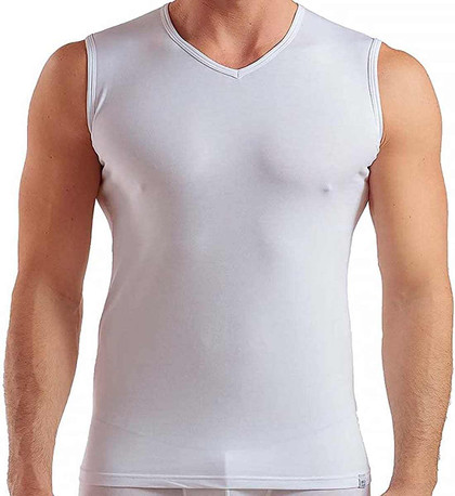 Vogatore Uomo scollo a V in Cotone Leggero Elasticizzato Enrico Coveri ET1003