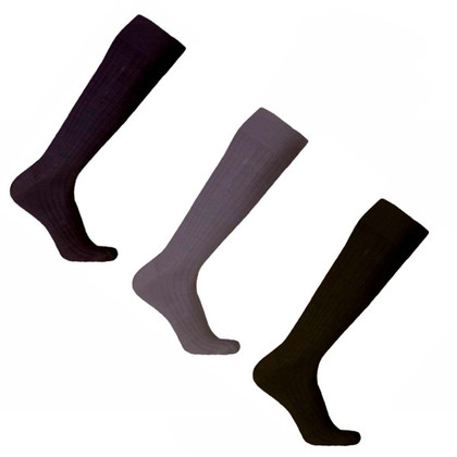 6 Paia Calza Uomo Lunga 206 ROSSI Sanitaria Compressione Graduata 100%